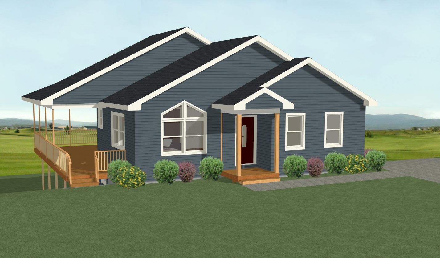 Bourbeau custom home — Ranch-style build on a Vermont lot